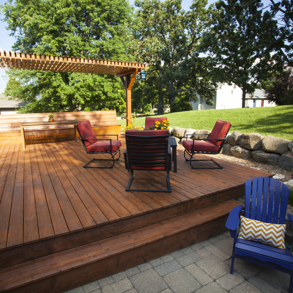 Wooden Patio in Birkenhead